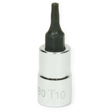 Williams Socket Bit, 1/4 Inch Dr, T30 Size, Torx, 1/2 Inch OD JHW35085